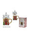 General Trade Weihnachtliche Becher Weihnachtlich Becher L16.5xB9.5xD9.5cm.