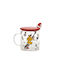 General Trade Weihnachtliche Becher Glas Transparent Weihnachtlich Becher Glas Transparent L9.2xB8.5xD8.5cm.