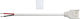 LED Streifen Verbindungsstück Zubehör Cob Smd Netzteil 8mm Hr-ip-sc-2pin-8mm-b Ill 02.038.0191 5 Stück