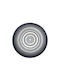 TnS Inglaze Plate Shallow made of Porcelain Blue with Diameter 27cm