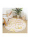 Christmas Rug “merry Christmas" Imitation Cashmere 100x100cm Ry10-100