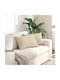 vidaXL Sofa-Kissen Cream 2Stück 40x60cm.
