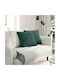 vidaXL Velvet Dark Green Sofa Cushion 45x45cm