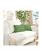 vidaXL Velvet Sofa Cushion Light Green 30x50cm