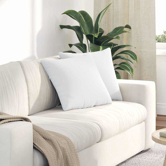 vidaXL Sofa Cushion White 45x45cm