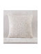 Rythmos Decorative Pillow Case Bianco Made of 100% Cotton Ecru 40x40cm