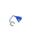 Philio Handmade Tabletop Lucky Charm Horseshoe Blue made of Metal 2026 1pcs