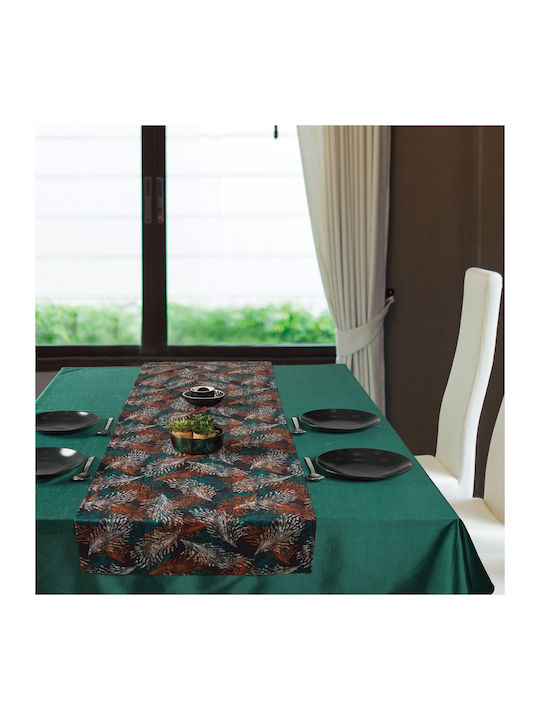 Das Home Τραπεζομάντηλο Σετ 2τμχ 0865 Green 140x220εκ.
