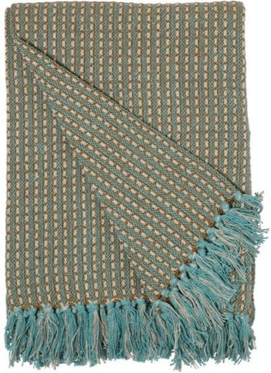 Selected by Pragmatic Stripe W/blocks Πολυθρόνας Π130xΜ170cm Turquoise/gold Selected by Pragmatic Stripe W/blocks Πολυθρόνας Π130xΜ170cm Turquoise/gold