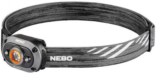 Nebo Rechargeable Headlamp LED with Maximum Brightness 450lm Mycro Gray