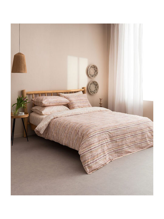 Vesta Home Πάπλωμα Υπέρδιπλο 220x230εκ. Milos 2 Λιλά