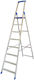 Pankoskal Leiter Aluminium mit 7+1 Stufen