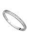 Goldjewels Дамски Пръстен с Циркони от Бяло злато 14K