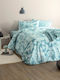 Palamaiki Duvet Cover Set Cotton Queen with 2 Pillowcases 240x250 Fashion Life Fl6288 Green