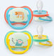 Philips Ultra Air Pacifiers Silicone Night Yellow for 18+ months 2pcs