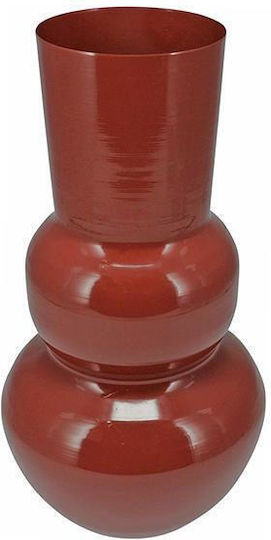 Zaros Βάζο Κόκκινο Φ16xΥ30cm