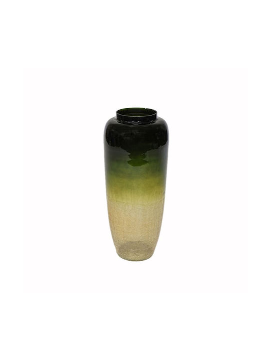 Art et Lumiere Decorative Vase Green 20x20x38cm