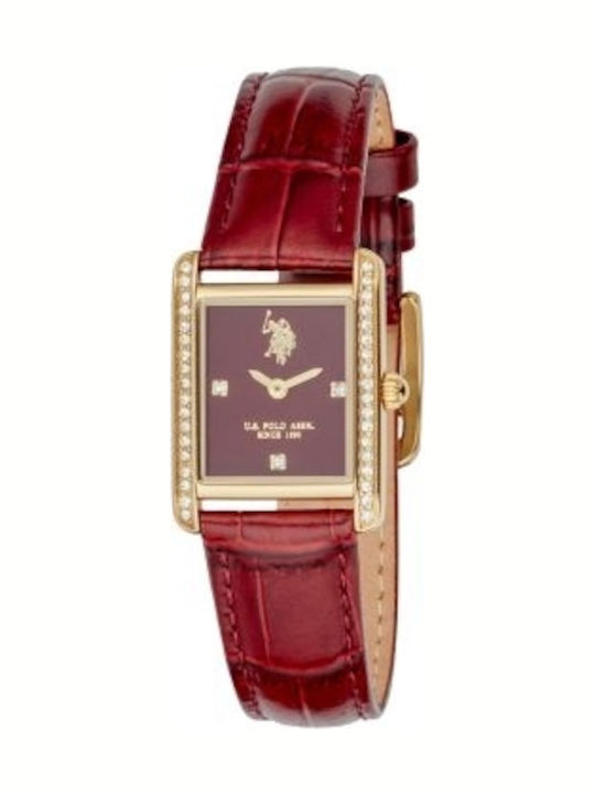 U.S. Polo Assn. Crystals Women's Watch with Bur...