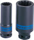 King Tony Long Socket With 1/2" Frame Host Diameter 1/2"
