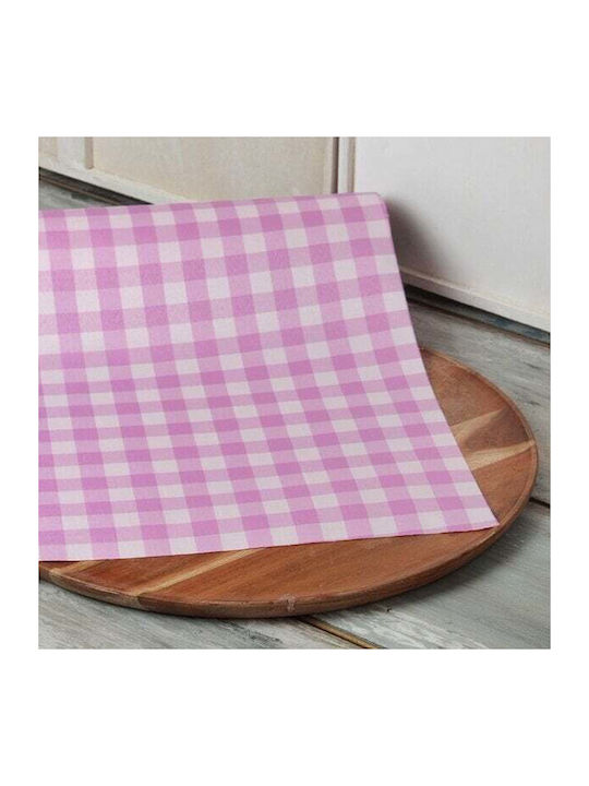 ED Collection Dekorationsstoff Leinen Pink