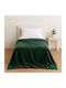 Astron Italy Κουβέρτα Βελουτέ Μονή 160x220εκ. Olive 2833-20939