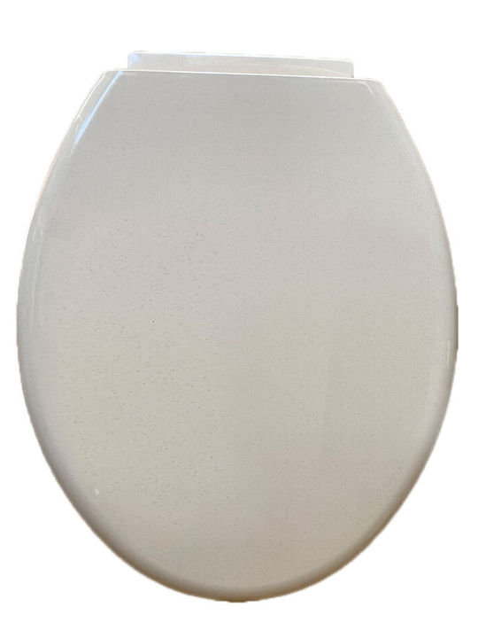 MRShome Toilettenbrille Soft-Close Kunststoff Weiß