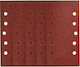 Neo Tools Γυαλόχαρτο K80 με Τρύπες 115x230mm Σετ 5τμχ