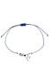 Handmade Kids Bracelet Lucky Charm 2026 Angel Blue Zamac Silver Plated