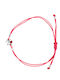 Handmade Kids Bracelet Talisman 2026 Red Heart Silver Plated Zamac