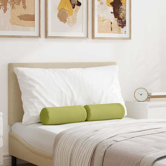 vidaXL Възглавница за диван Light Green 2бр 40x15см.
