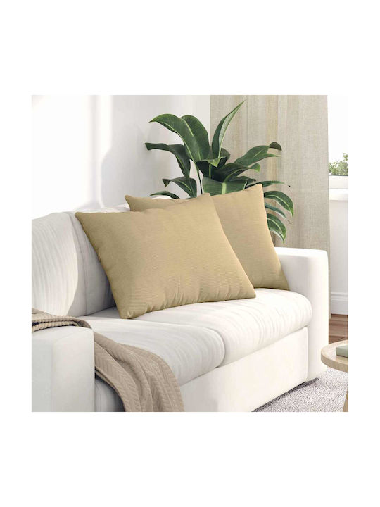 vidaXL Velvet Gray Green Sofa Cushion 50x70cm