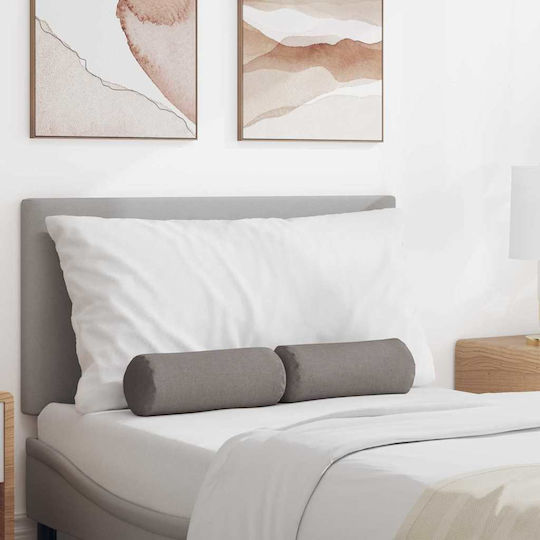 vidaXL Възглавница за диван Taupe 2бр 40x15см.
