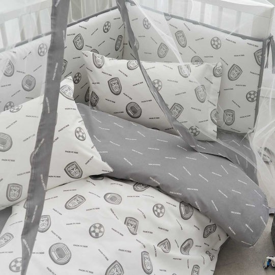 Vesta Home Baby Sheets Set Crib Cotton Gray