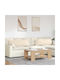 vidaXL Sofa-Kissen Beige 2Stück 40x120cm.