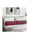 vidaXL Sofa Cushion Red 2pcs 70x25cm.