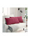 vidaXL Sofa-Kissen aus Samt Rotes 40x80cm