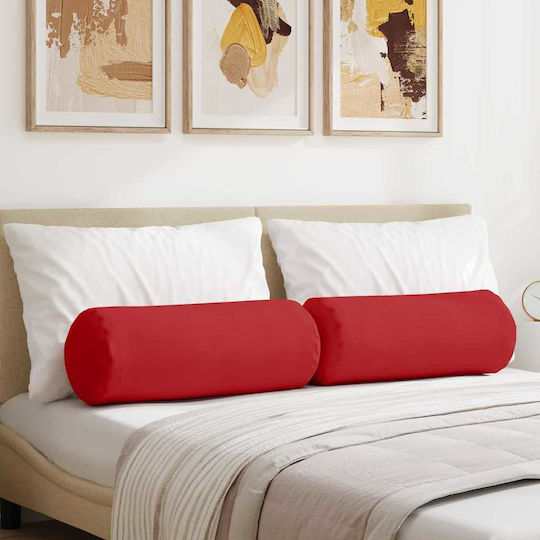 vidaXL Sofa Cushion Red 2pcs 70x25cm.
