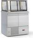 Inox Dobros Freezing Showcase 90x70x130cm