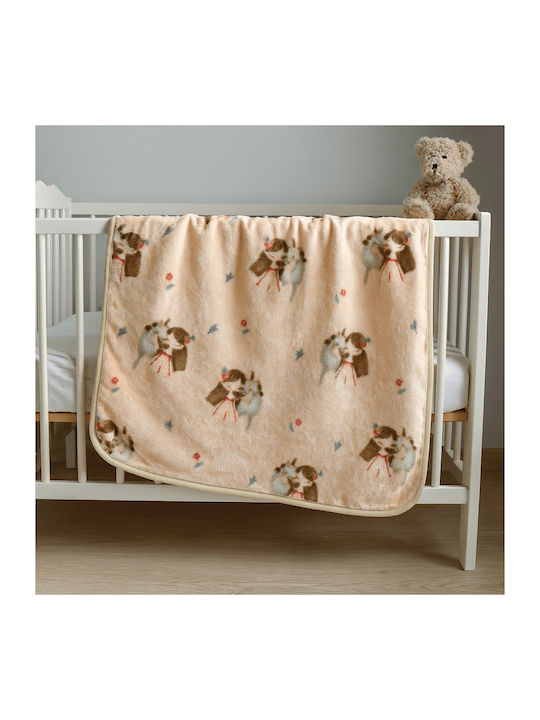 Astron Italy Baby Blanket Cot Sweet Girl Velvet...