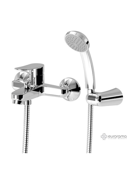 Eurorama Mischung Bade- / Duscharmatur Badewanne Silber