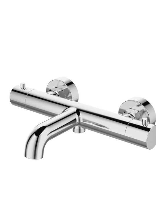 Karag Joan Mixing Bathtub Shower Faucet Thermostatic Silver