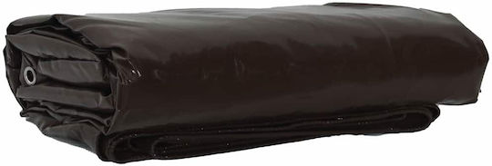 vidaXL Waterproof Tarpaulin 650gr/m² 5x5m. Heavy Duty Brown