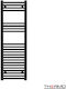 Thermo Towel Rail Bathroom 120x400 Black