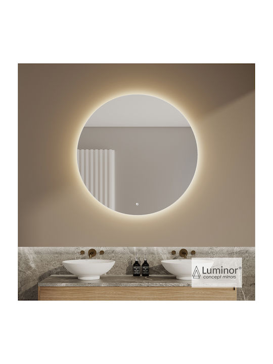 Luminor Idol Round Bathroom Mirror 50x50cm