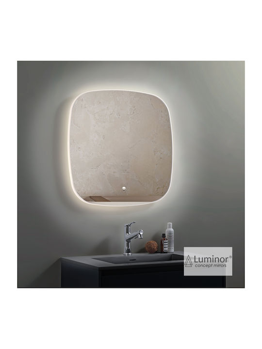 Luminor Καθρέπτης Μπάνιου από Πλαστικό 70x70cm