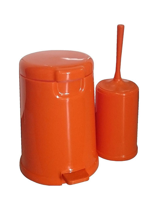 Bega Plast Plastic Bathroom Basket 5lt Orange