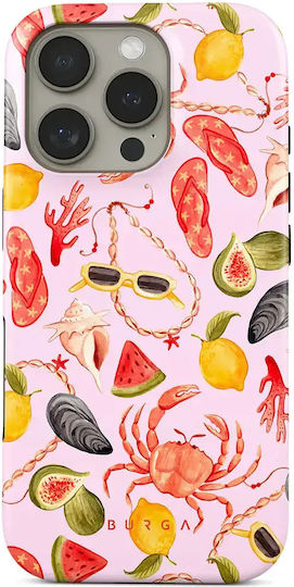 Burga Bajo El Sol Back Cover Silicone / Plastic Burgundy (iPhone 15 Pro Max)