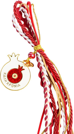 Philio Handmade Окачен Гоури Нар Бял от Метал 2026 1бр