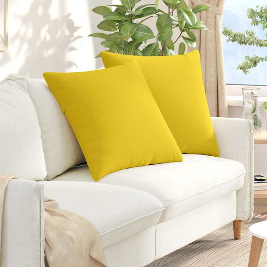 vidaXL Yellow Sofa Cushion 60x60cm