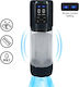Automatic Penis Enlargement Masturbation Pump Vibration & Suction Shots Pumped Ultralift Automatic Waterproof Masturbator Pump Gun Metal 27cm
